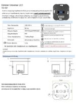 ΝΤΙΜΕΡ UNIVERSAL 1.3A ΜΕ ΠΡΟΣΤΑΣΙΑ ΥΠΕΡΕΝΤΑΣΗΣ ΠΛΗΡΕΣ ΛΕΥΚΟ - 15-1010 - Image 2