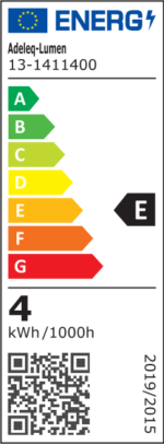 LED ΛΑΜΠΑ COG ΣΦΑΙΡΙΚΟ ΔΙΑΦΑΝΟ Ε14 4W 230V ΘΕΡΜΟ - 13-1411400 - Image 2