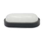 LED ΑΠΛΙΚΑ PC ΟΒΑΛ 205x105mm 12W 4000K IP54 ΓΚΡΙ ΣΚΟΥΡΟ - 21-2051211 - Image 2