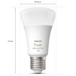 LED Dimmable λαμπτήρας E27 13,5W Philips Hue White and Color Ambiance A67 230V 2000-6500K - Image 3