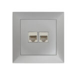 ΠΡΙΖΑ DATA ΔΙΠΛΗ RJ45+RJ45 Cat.6 ΠΛΗΡΗΣ ΑΣΗΜΙ - 15-02006