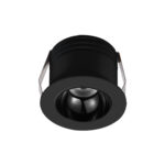 LED ΣΠΟΤ ΧΩΝΕΥΤΟ ΑΛΟΥΜΙΝΙΟΥ 3W 50° 230V 3000K ΜΑΥΡΟ - 3-96350001