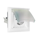 ΠΡΙΖΑ ΣΟΥΚΟ ΜΕ ΚΑΠΑΚΙ ΣΤΕΓΑΝΗ IP44 ΠΛΗΡΗΣ ΛΕΥΚΗ - 15-01270