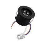 LED ΣΠΟΤ ΧΩΝΕΥΤΟ ΑΛΟΥΜΙΝΙΟΥ 3W 50° 230V 3000K ΜΑΥΡΟ - 3-96350001 - Image 2