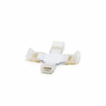 ΜΟΥΦΑ ΣΤΑΥΡΟΣ ΓΙΑ ΤΑΙΝΙA LED SMD RGB 10mm - 30-420