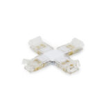 ΜΟΥΦΑ ΣΤΑΥΡΟΣ ΓΙΑ ΤΑΙΝΙA LED SMD ΜΟΝΟΧΡΩΜΗ 8mm - 30-3202