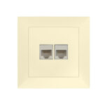 ΠΡΙΖΑ DATA RJ45 Cat.6+ΤΗΛΕΦΩΝΟΥ RJ11 ΠΛΗΡΗΣ ΜΠΕΖ - 15-0192