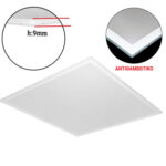 ΦΩΤΙΣΤΙΚΟ ΨΕΥΔΟΡΟΦΗΣ LED PANEL SLIM 60x60 48W 4000K UGR19 ΛΕΥΚΟ - 21-605019