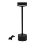 LED ΠΟΡΤΑΤΙΦ ΕΠΑΝΑΦΟΡΤΙΖΟΜΕΝΟ 2W CCT DIMMABLE ΜΑΥΡΟ - 5-021