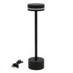 LED ΠΟΡΤΑΤΙΦ ΕΠΑΝΑΦΟΡΤΙΖΟΜΕΝΟ 2W CCT DIMMABLE ΜΑΥΡΟ - 5-021