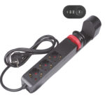 ΠΟΛΥΠΡΙΖΟ ΓΡΑΦΕΙΟΥ 3 ΘΕΣΕΩΝ ΣΟΥΚΟ ΚΑΙ ΦΟΡΤΙΣΤΗΣ ΜΑΥΡΟ - 15-31531