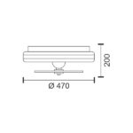 ΑΝΕΜΙΣΤΗΡΑΣ ΠΛΑΦΟΝ RGB+CCT - Image 2