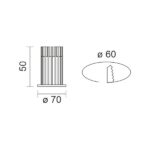 ΧΩΝΕΥΤΟ COB ΣΤΕΓΑΝΟ 7W 4000K - Image 2