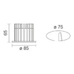 ΧΩΝΕΥΤΟ COB ΣΤΕΓΑΝΟ 12W 4000K - Image 2