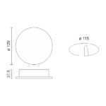 ΧΩΝΕΥΤΟ ΣΤΕΓΑΝΟ SMD 18W 4000K - Image 2