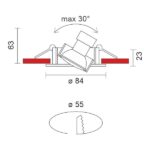 ΧΩΝΕΥΤΟ ΣΠΑΣΤΟ GU10 10W - Image 2