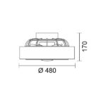 ΑΝΕΜΙΣΤΗΡΑΣ ΠΛΑΦΟΝ ΞΥΛΟ - Image 2