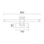 ΛΟΥΤΡΟΥ ΣΩΛΗΝΑ 18W 3000K ΜΑΥΡΟ - Image 2