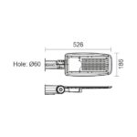 ΔΡΟΜΟΥ ΣΠΑΣΤΟ 100W ECO 6000K - Image 2