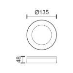 ΑΠΛΙΚΑ ΣΤΡΟΓΓΥΛΗ ΜΙΚΡΗ 7W 4000K - Image 2