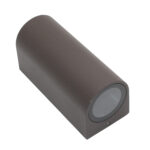 ΣΠΟΤ ΑΛΟΥΜΙΝΙΟΥ ΕΠΙΤΟΙΧΟ ΟΒΑΛ ΔΙΠΛΗΣ ΚΑΤΕΥΘΥΝΣΗΣ 2XGU10 ΣΚΟΥΡΙΑ - 3-79281