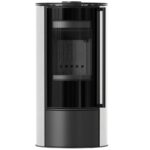 KRATKI ERIK/WS/BLACK (WHITE SATIN) 5,5KW (40-60M2) ΕΝΕΡΓΕΙΑΚΗ ΣΟΜΠΑ ΞΥΛΟΥ ΑΠΟ ΧΑΛΥΒΑ ΜΕ ΜΑΥΡΑ ΚΕΡΑΜΙΚΑ TERMOTEC