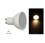 LED ΛΑΜΠΑ GU10 5W 230V 105° ΝΤΙΜΑΡΙΖΟΜΕΝΗ ΘΕΡΜΟ 3000Κ - 13-10295009