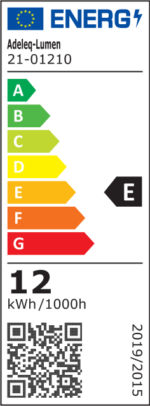 LED ΠΛΑΦΟΝΙΕΡΑ PC ΣΤΡΟΓΓΥΛΗ Φ170mm 12W 3000Κ IP65 ΜΑΥΡΗ - 3-9170121 - Image 3