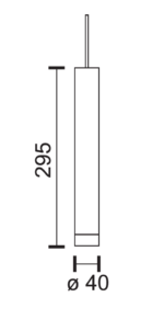 ΣΠΟΤ ΣΩΛΗΝΑ ΚΡΕΜΑΣΤΟ ΛΕΥΚΟ 6W 3000Κ - Image 2