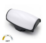 LED ΑΠΛΙΚΑ ΑΛΟΥΜΙΝΙΟΥ ΟΡΘΟΓΩΝΙΑ ΟΒΑΛ 12W CCT ΙΡ54 ΓΡΑΦΙΤΗΣ - 3-8121