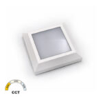 LED ΦΩΤΙΣΤΙΚΟ PC ΕΠΙΤΟIXO ΤΕΤΡΑΓΩΝ0 D125mm 4W CCT IP65 ΛΕΥΚΟ - 3-97008