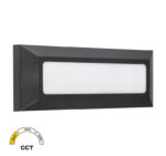 LED ΦΩΤΙΣΤΙΚΟ PC ΕΠΙΤΟΙΧΟ ΟΡΘΟΓΩΝΙΟ 4W CCT IP65 ΓΡΑΦΙΤΗΣ - 3-9718