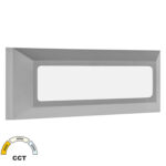 LED ΦΩΤΙΣΤΙΚΟ PC ΕΠΙΤΟΙΧΟ ΟΡΘΟΓΩΝΙΟ 4W CCT IP65 ΓΚΡΙ - 3-9768