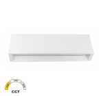 LED ΦΩΤΙΣ.PC ΕΠΙΤΟΙΧΟ ΕΜΜΕΣΟΥ ΚΥΡΤΟ ΟΡΘΟΓΩΝΙΟ 4W CCT IP65 ΛΕΥΚΟ - 3-97608