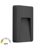LED ΦΩΤΙΣΤΙΚΟ PC ΕΠΙΤΟΙΧΟ ΕΜΜΕΣΟΥ ΟΡΘΟΓΩΝΙΟ 3W CCT IP65 ΓΡΑΦΙΤΗΣ - 3-97418