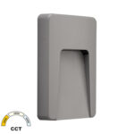 LED ΦΩΤΙΣΤΙΚΟ PC ΕΠΙΤΟΙΧΟ ΕΜΜΕΣΟΥ ΟΡΘΟΓΩΝΙΟ 3W CCT IP65 ΓΚΡΙ - 3-97468