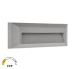 LED ΦΩΤΙΣΤΙΚΟ PC ΕΠΙΤΟΙΧΟ ΕΜΜΕΣΟΥ ΟΡΘΟΓΩΝΙΟ 2W CCT IP65 ΓΚΡΙ - 3-97568