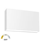LED ΦΩΤΙΣΤΙΚΟ PC ΟΡΘΟΓΩΝΙΟ ΔΙΠΛΗΣ ΚΑΤΕΥΘΥΝΣΗΣ 12W CCT IP65 ΛΕΥΚΟ - 9-91208 - Image 2
