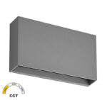 LED ΦΩΤΙΣΤΙΚΟ PC ΟΡΘΟΓΩΝΙΟ ΔΙΠΛΗΣ ΚΑΤΕΥΘΥΝΣΗΣ 12W CCT IP65 ΓΚΡΙ - 9-91268 - Image 2