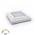 LED ΦΩΤΙΣΤΙΚΟ PC ΕΠΙΤΟIXO ΤΕΤΡΑΓΩΝ0 D125mm 4W CCT IP65 ΛΕΥΚΟ - 3-97008 - Image 2