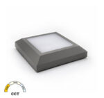 LED ΦΩΤΙΣΤΙΚΟ PC ΕΠΙΤΟIXO ΤΕΤΡΑΓΩΝ0 D125mm 4W CCT IP65 ΓΚΡΙ - 3-97068 - Image 2