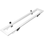 ΠΛΑΙΣΙΟ ΨΕΥΔΟΡΟΦΗΣ ΓΙΑ ΦΩΤΙΣΤΙΚΑ ΑΛΟΥΜΙΝΙΟΥ ΓΡΑΜΜΙΚΟ 60cm ΛΕΥΚΟ - 21-600