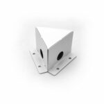 ΤΡΙΓΩΝΟ ΜΕΤΑΛΛΙΚΟ ΓΙΑ ΦΩΤΙΣΤΙΚΟ ΑΛΟΥΜΙΝΙΟΥ ΓΡΑΜΜΙΚΟ 3X120° ΛΕΥΚΟ - 21-12010