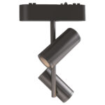 LED ΣΠΟΤ ΡΑΓΑΣ ΜΙΝΙ 2x8W 40VDC 24° 3000K ΜΑΥΡΟ - 22-261624100