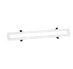 ΠΛΑΙΣΙΟ ΨΕΥΔΟΡΟΦΗΣ ΓΙΑ ΦΩΤΙΣΤΙΚΟ ΑΛΟΥΜ.ΓΡΑΜΜΙΚΟ ΣΤΕΝΟ 60cm ΛΕΥΚΟ - 21-6000