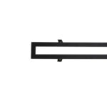 ΠΛΑΙΣΙΟ ΨΕΥΔΟΡΟΦΗΣ ΓΙΑ ΦΩΤΙΣΤΙΚΟ ΑΛΟΥΜ.ΓΡΑΜΜΙΚΟ ΣΤΕΝΟ 150cm ΜΑΥΡΟ - 21-15001