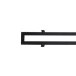 ΠΛΑΙΣΙΟ ΨΕΥΔΟΡΟΦΗΣ ΓΙΑ ΦΩΤΙΣΤΙΚΟ ΑΛΟΥΜ.ΓΡΑΜΜΙΚΟ ΣΤΕΝΟ 150cm ΜΑΥΡΟ - 21-15001