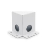 ΓΩΝΙΑ ΜΕΤΑΛΛΙΚΗ ΓΙΑ ΦΩΤΙΣΤΙΚΟ ΑΛΟΥΜΙΝΙΟΥ ΓΡΑΜΜΙΚΟ ΣΤΕΝΟ 90° ΛΕΥΚΗ - 21-90010