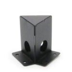 ΤΡΙΓΩΝΟ ΜΕΤΑΛΛΙΚΟ ΓΙΑ ΦΩΤΙΣΤΙΚΟ ΑΛΟΥΜΙΝ.ΓΡΑΜΜ.ΣΤΕΝΟ 3X120° ΜΑΥΡΟ - 21-1200111