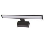 LED ΦΩΤ.ΛΟΥΤΡΟΥ ΑΛΟΥΜΙΝΙΟΥ & PC 8W 4000K ΜΑΥΡΟ 40cm IP44 ΜΕ ΒΑΣΗ - 3-4000811